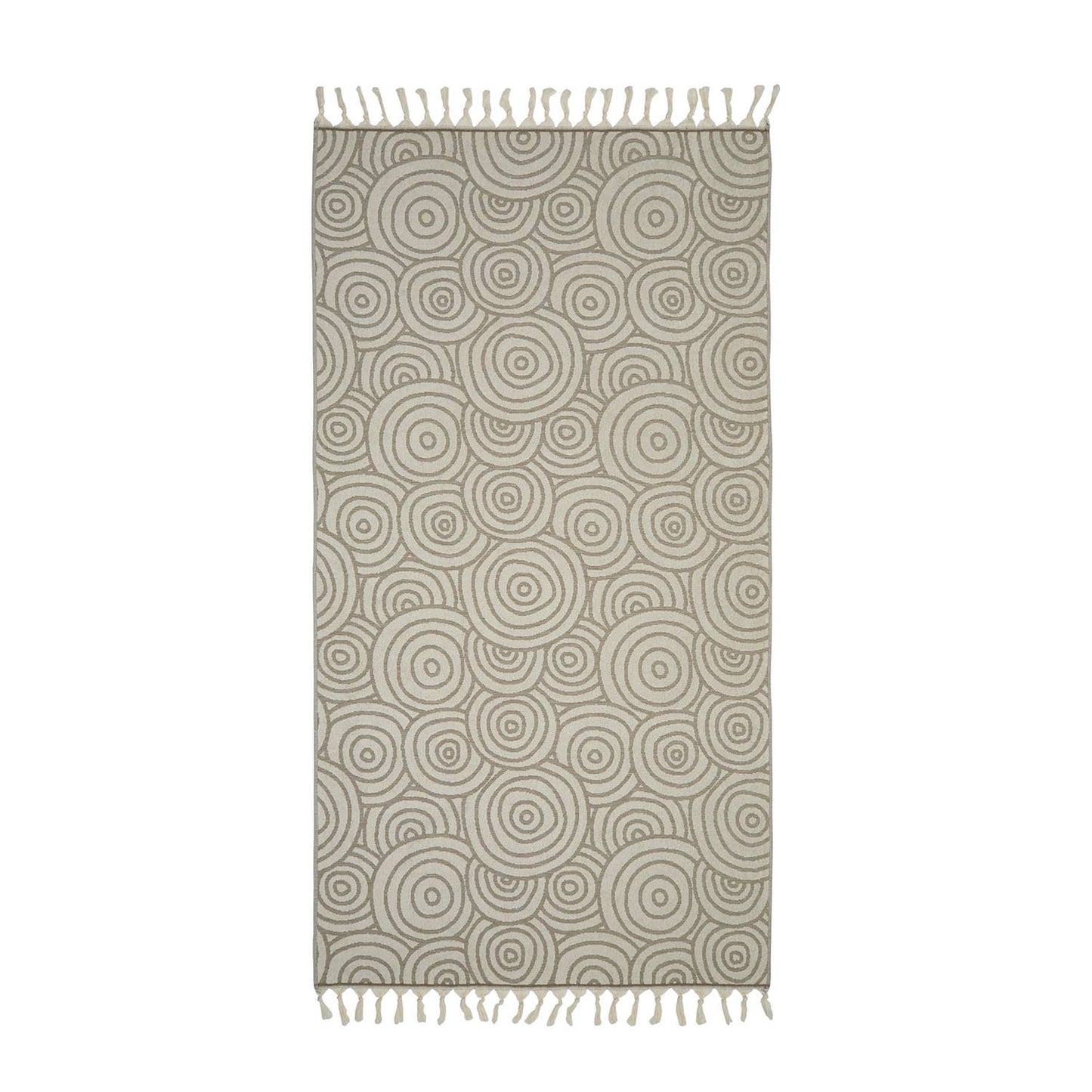 Circles Terry Towels 36x66 in Turkish Cotton Bath Beach Pool