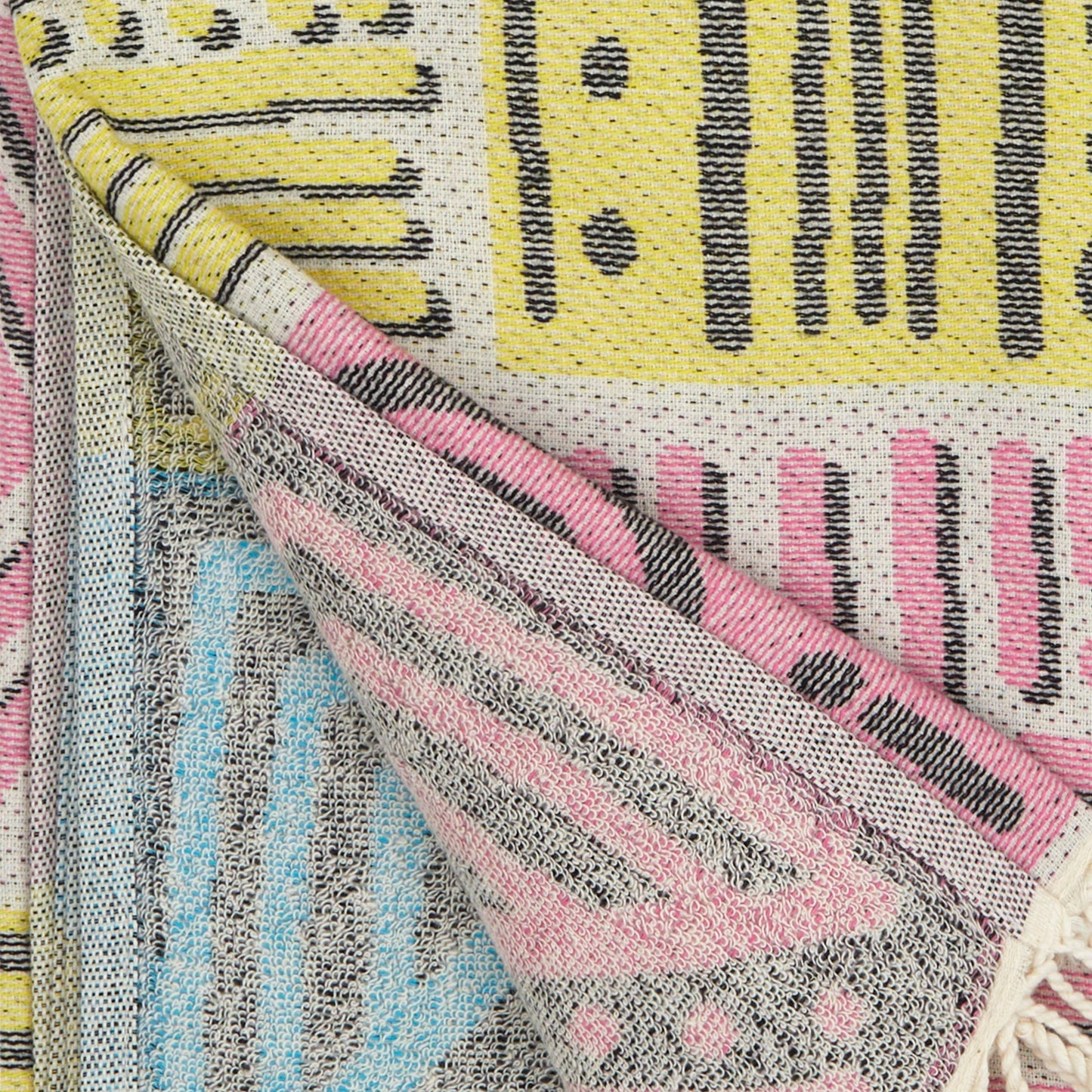 Ethnic Turkish Towels 35x70 Terry-Backing Beach Bath Pool