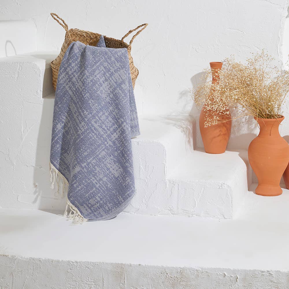 Toallas turcas antiguas con respaldo de rizo