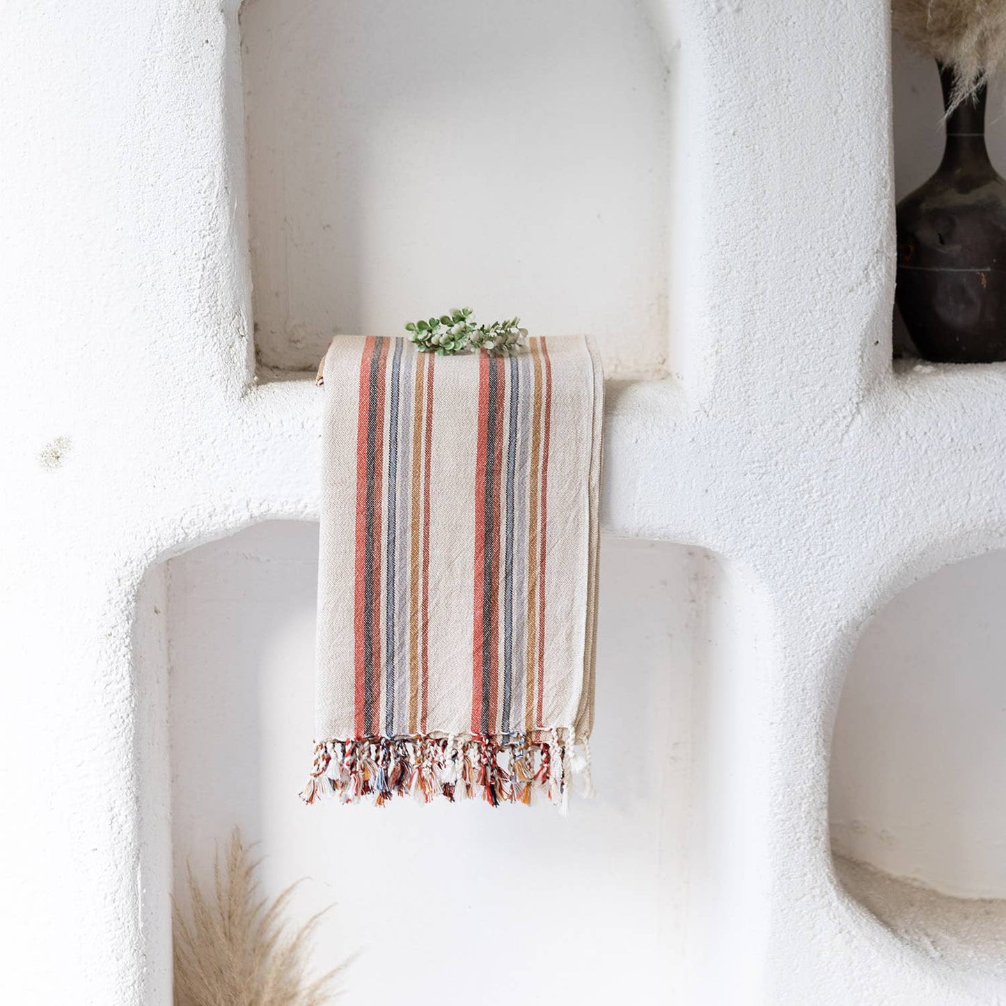 Bath Beach Towels Mid Weight Rustic Vintage Feel Pre-Washed