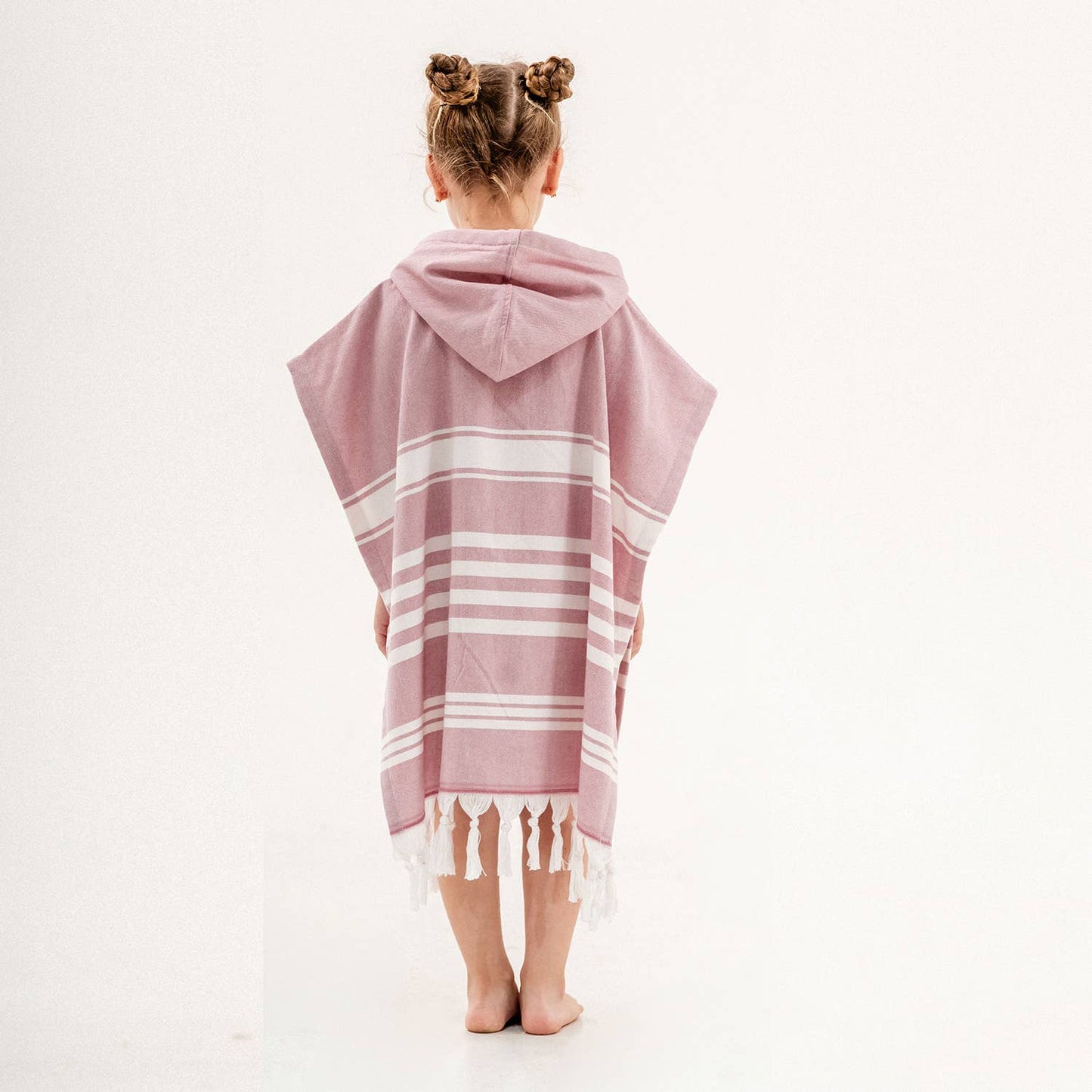 Hooded Poncho Surf Changing Swimming Beach Towel Terrybacked