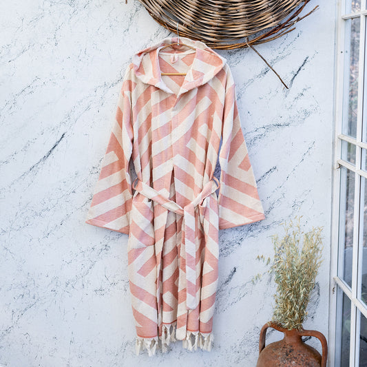 Harmony Raised Terry Turkish Cotton Bathrobe