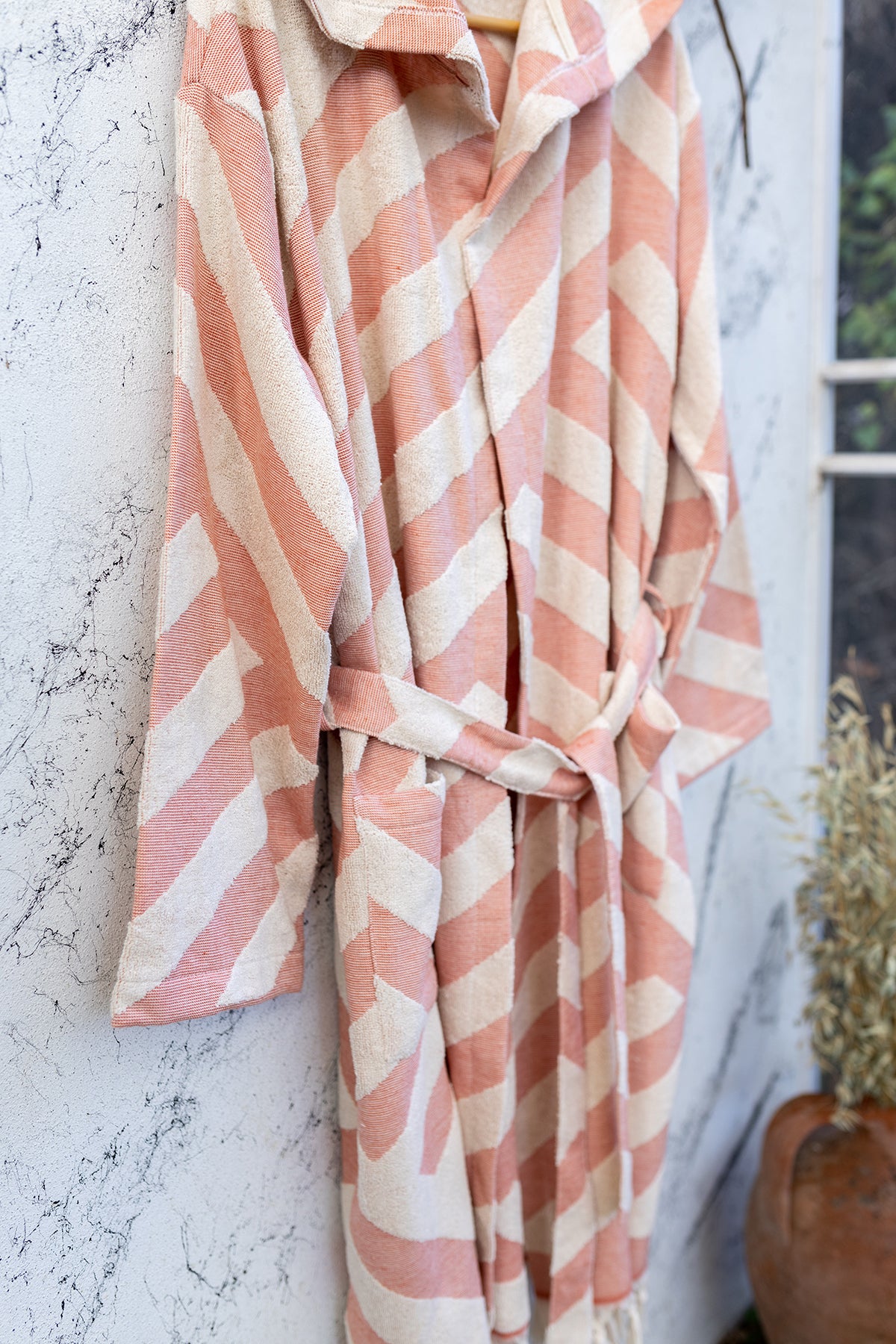 Harmony Raised Terry Turkish Cotton Bathrobe
