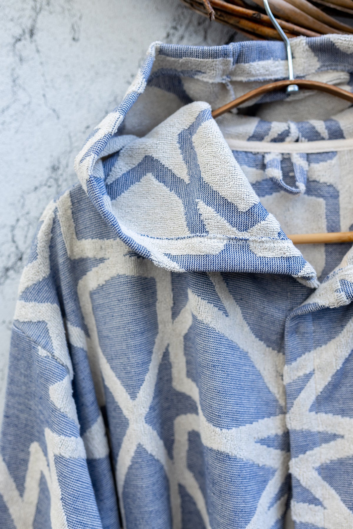 Star Raised Terry Turkish Cotton Bathrobe