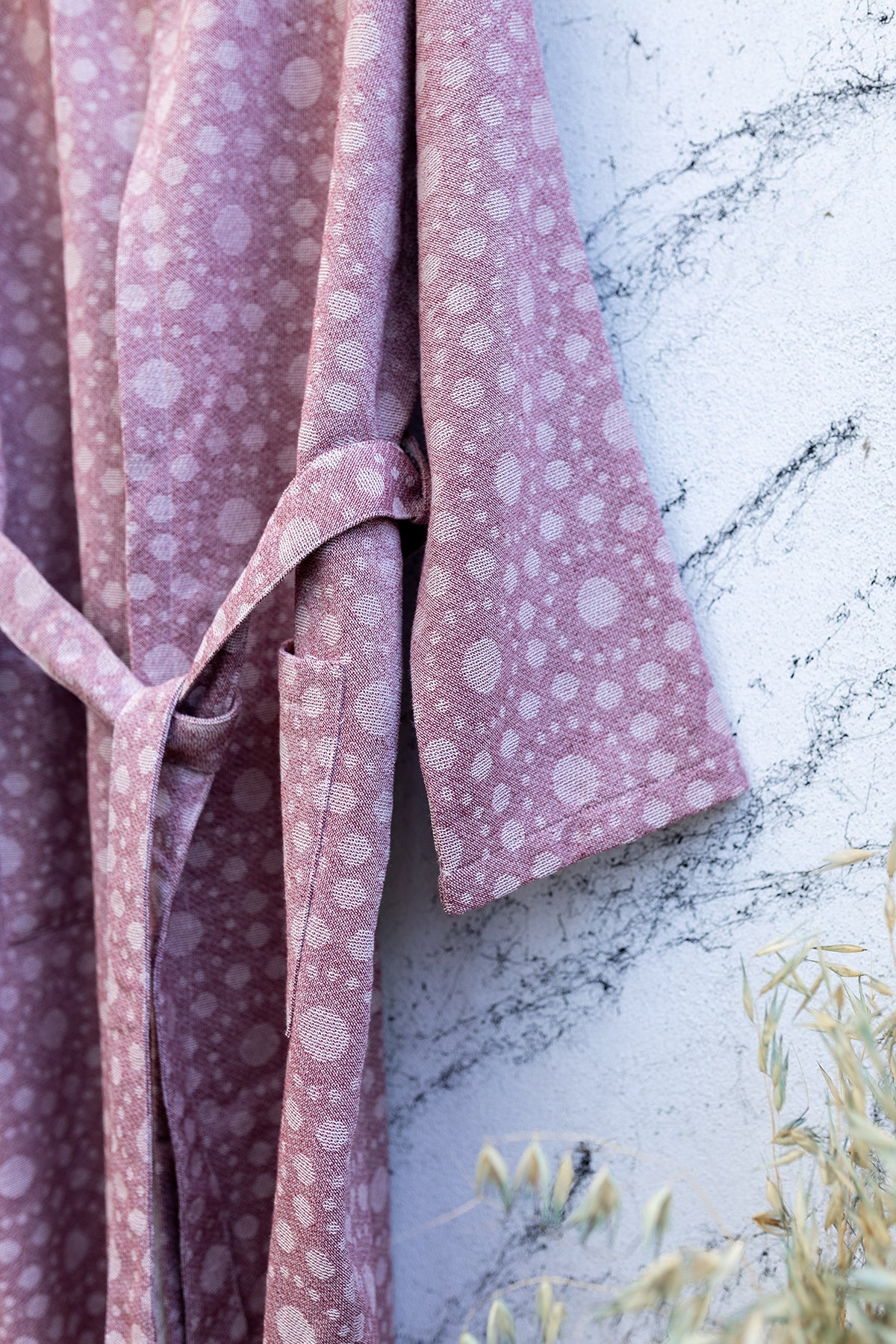 Bubbles Turkish Cotton Terry-back Bathrobe