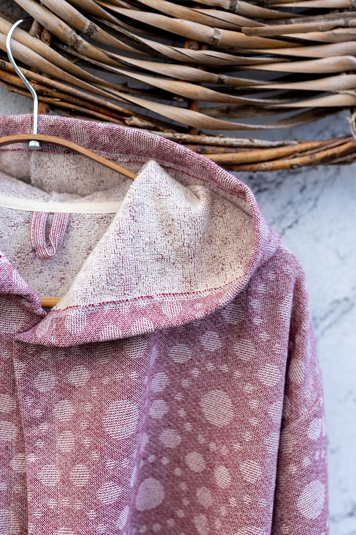 Bubbles Turkish Cotton Terry-back Bathrobe