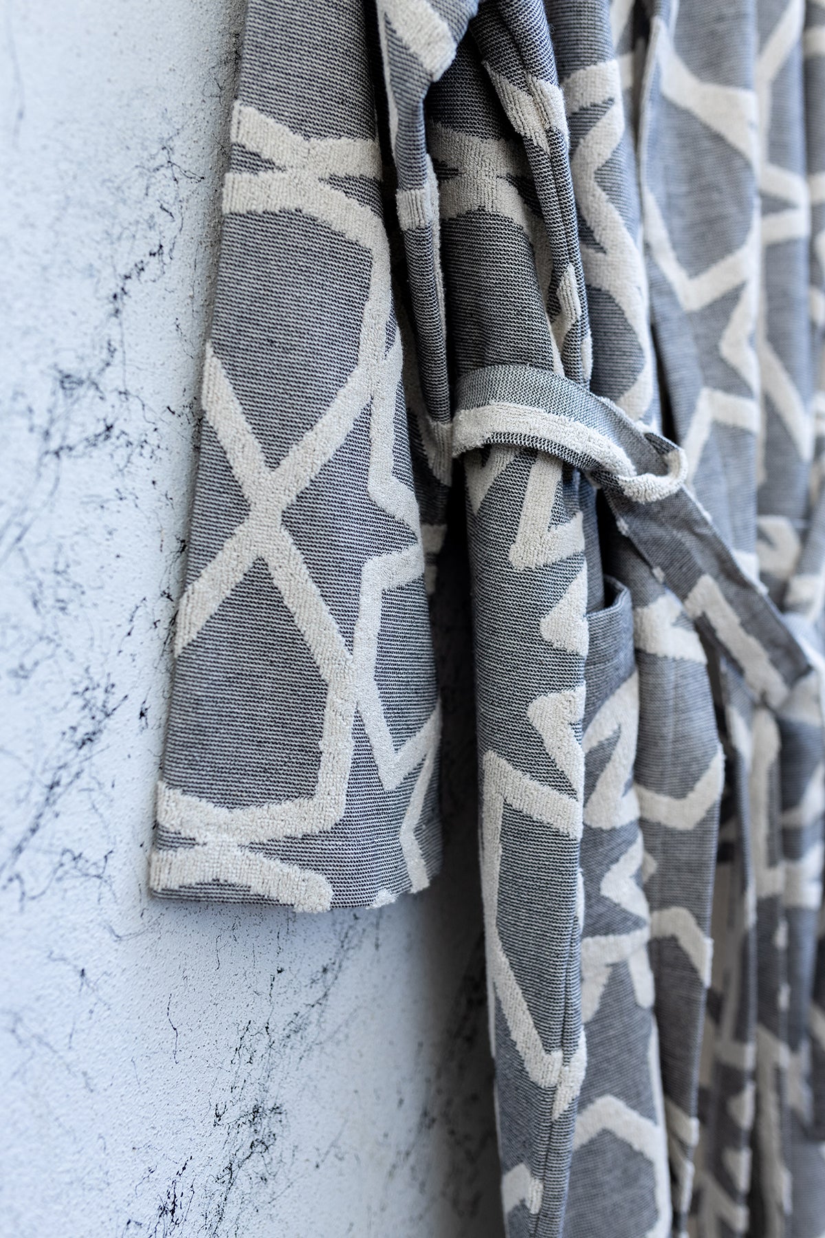 Star Raised Terry Turkish Cotton Bathrobe