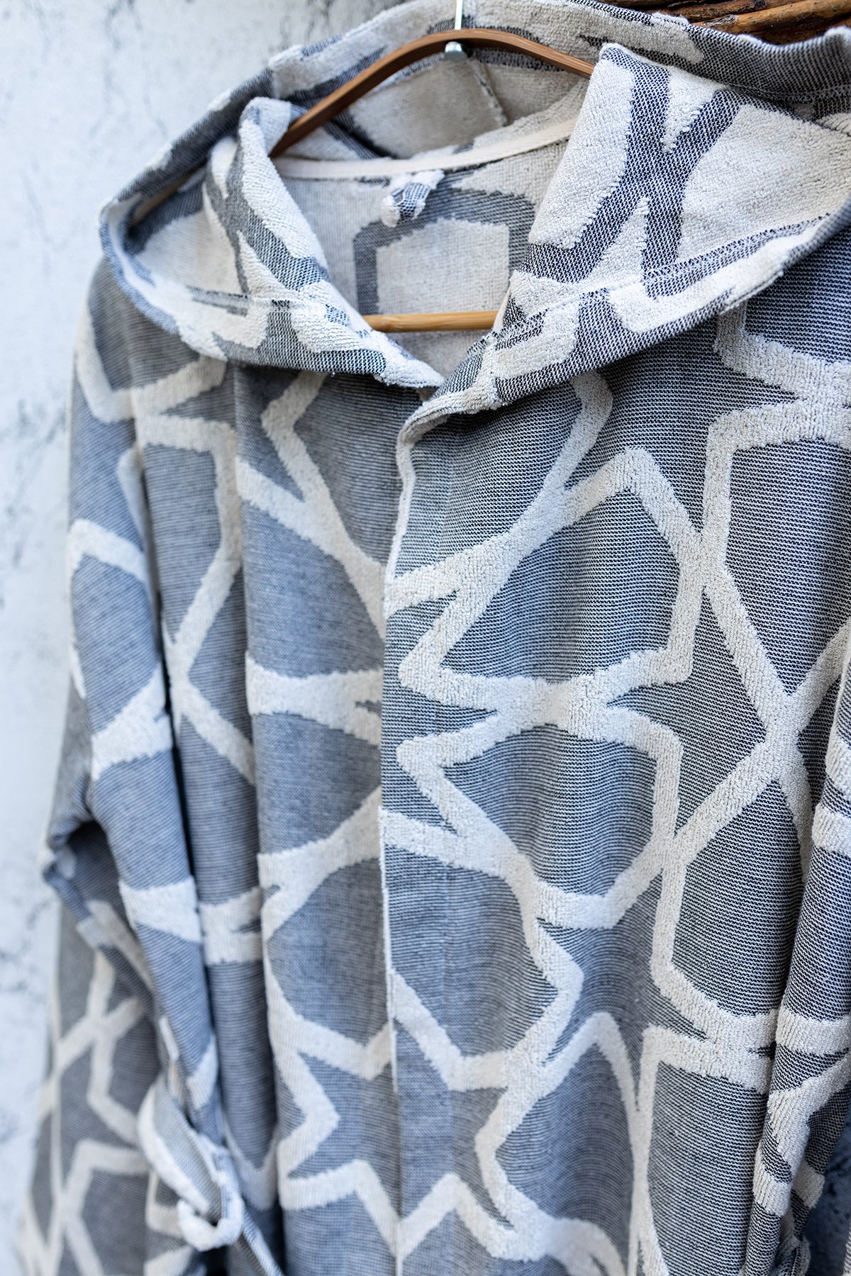 Star Raised Terry Turkish Cotton Bathrobe