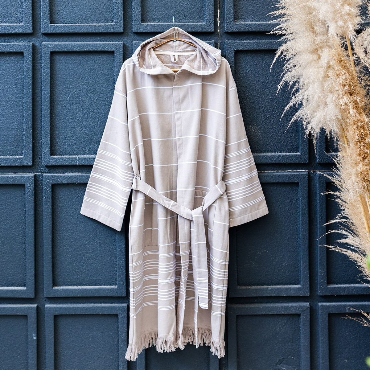 Sense Turkish Cotton Terry-backed Bathrobe