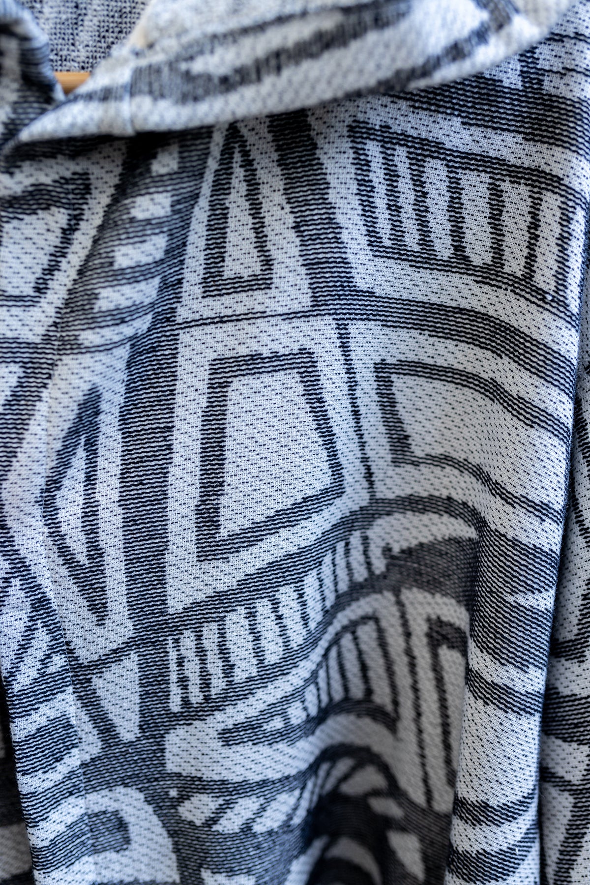 Geometric Turkish Cotton Bathrobe