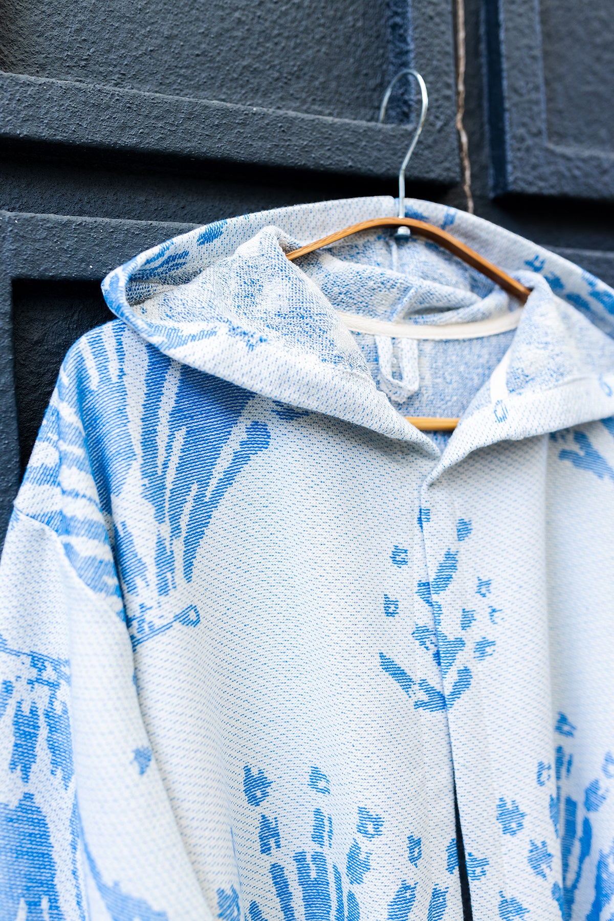 Blue Pearl Turkish Cotton Bathrobe