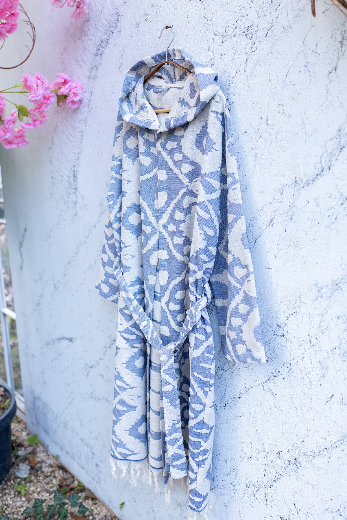 Native Raised Terry Turkish Cotton Bathrobe