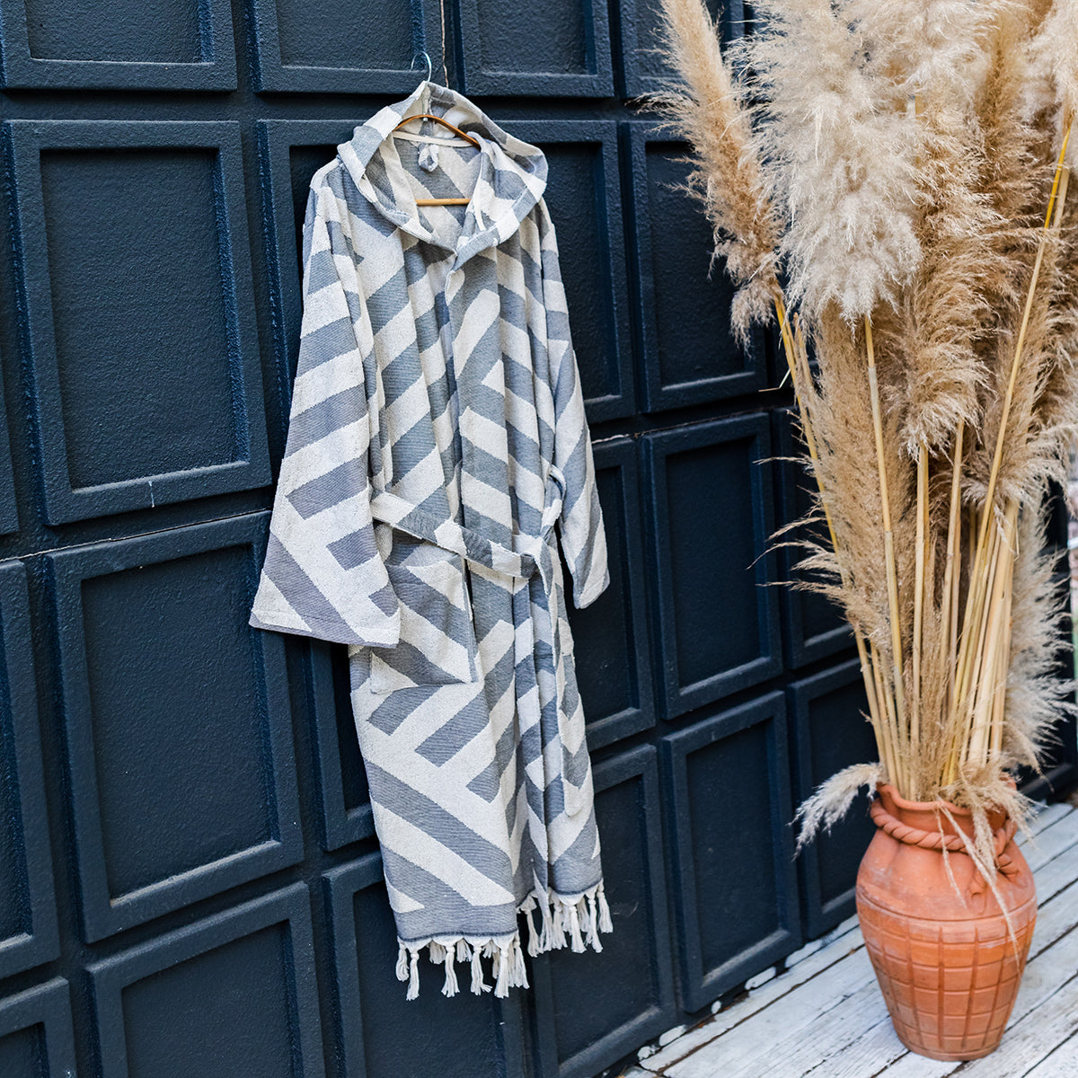 Harmony Raised Terry Turkish Cotton Bathrobe