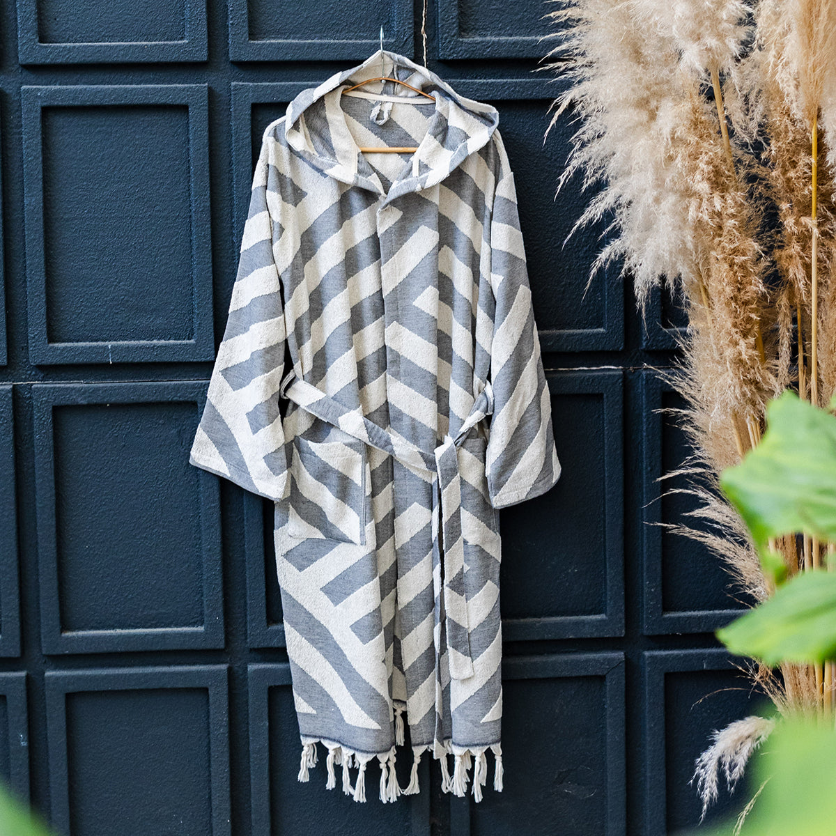 Harmony Raised Terry Turkish Cotton Bathrobe