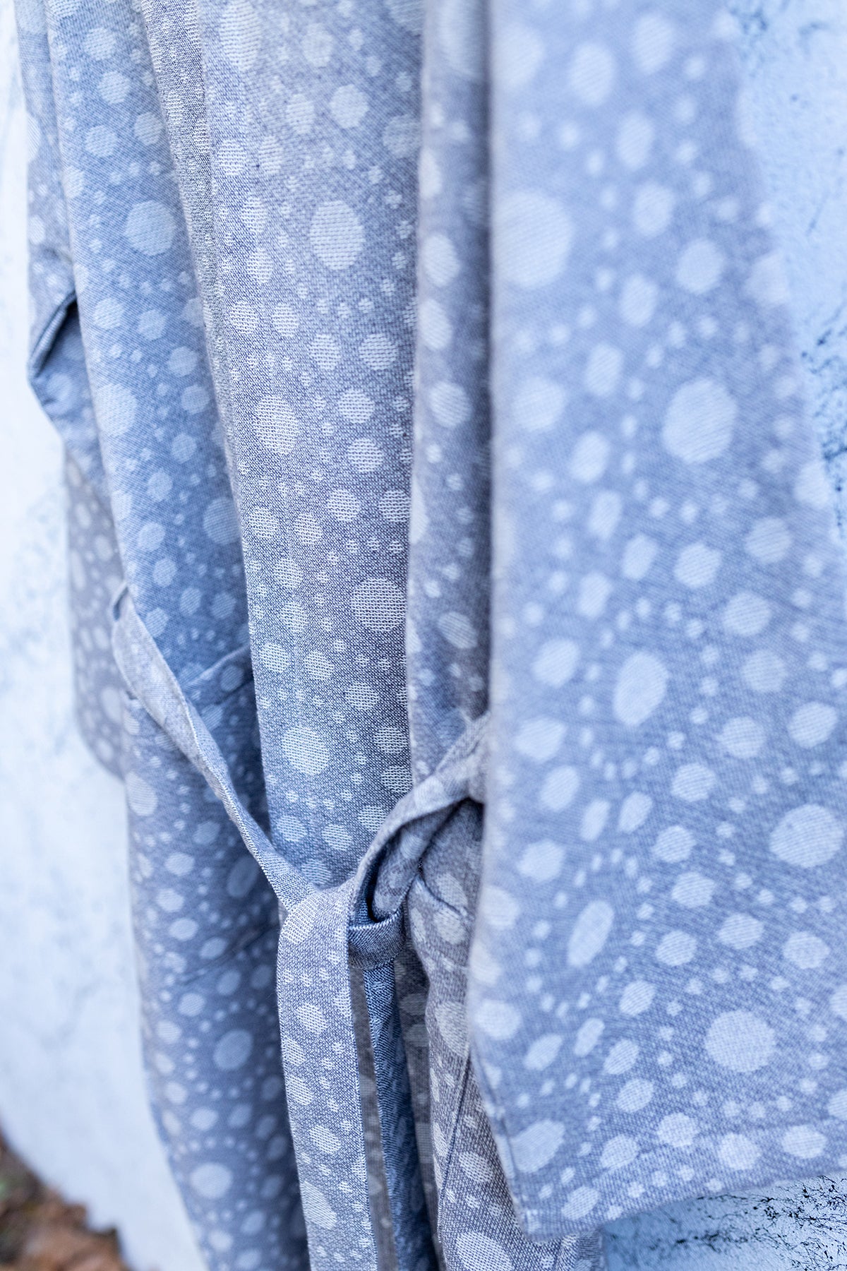 Bubbles Turkish Cotton Terry-back Bathrobe