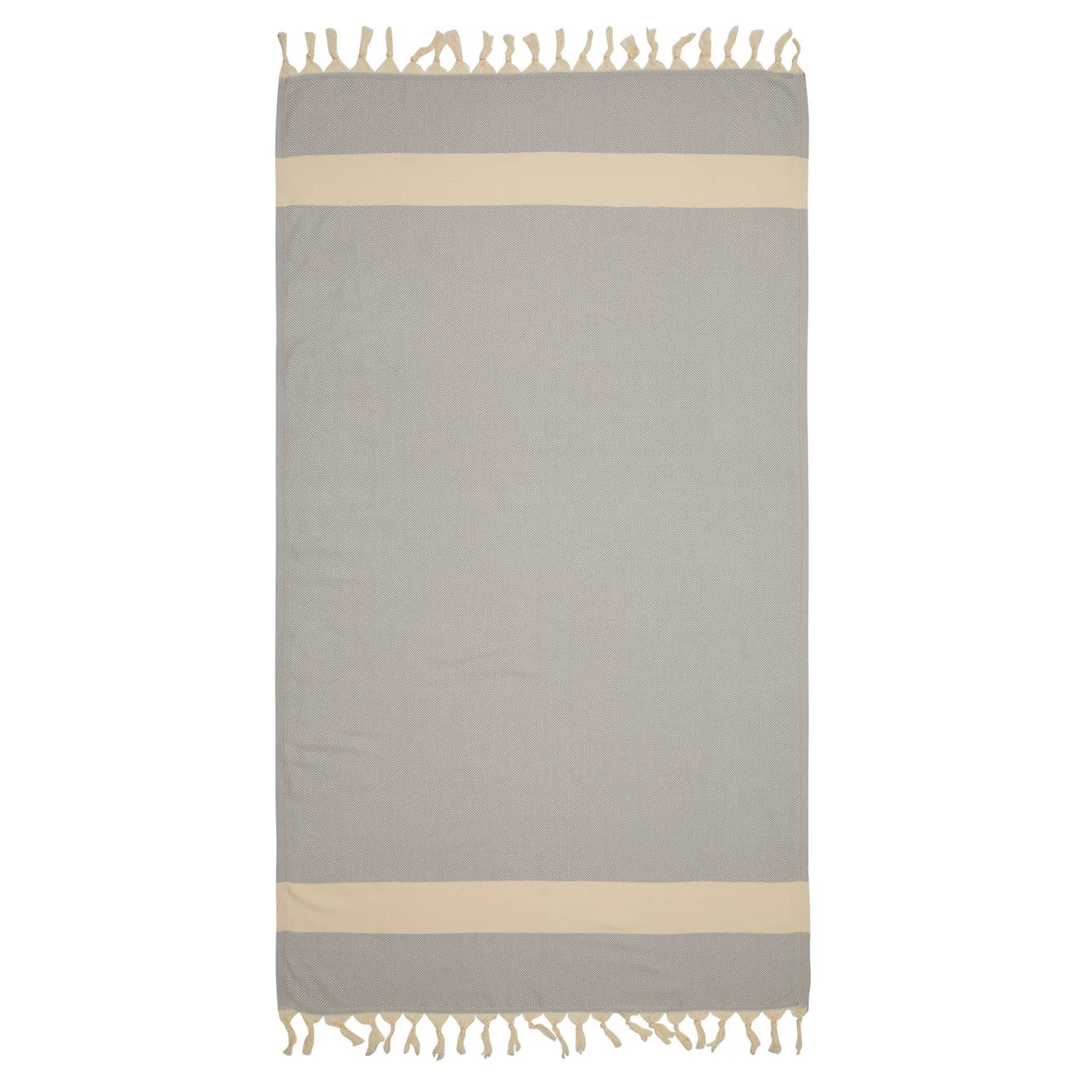 Herringbone Turkish Towel for Monogram Wedding Sand-free