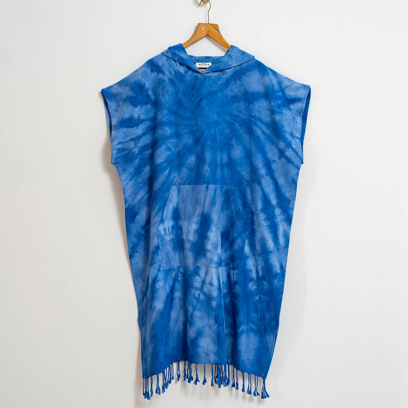 Cyber Tie-dye Adult Changing Poncho Beach Surf Swim Cover-up
