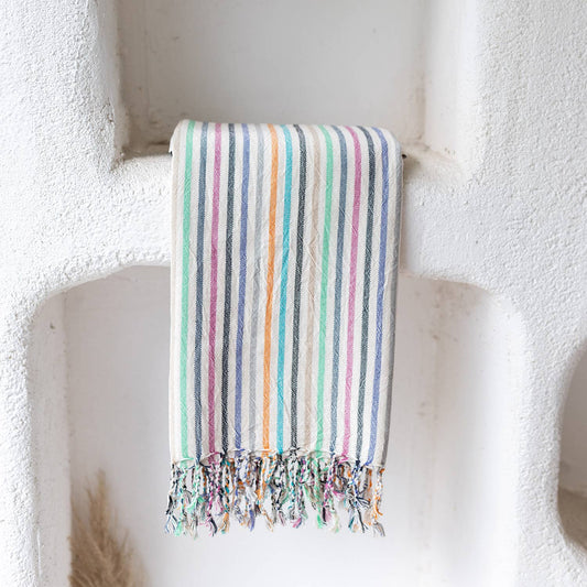 Bath Beach Towels Mid Weight Rustic Vintage Feel Pre-Washed