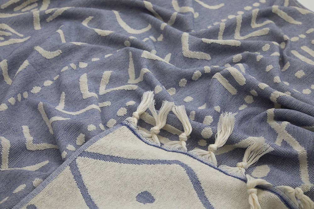 Boho Towels Tribal Turkish Cotton Terry Hammam Bath Beach