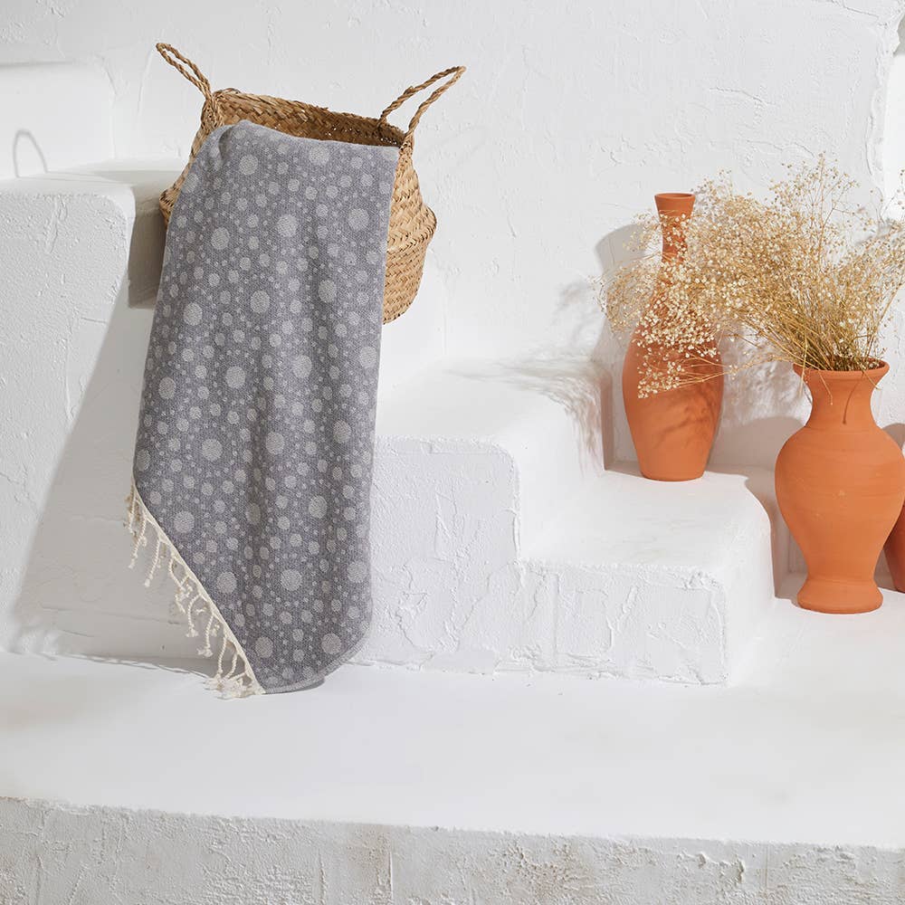 Bubble Cotton Towels Turkish Terry-backing Bath Hammam Pareo