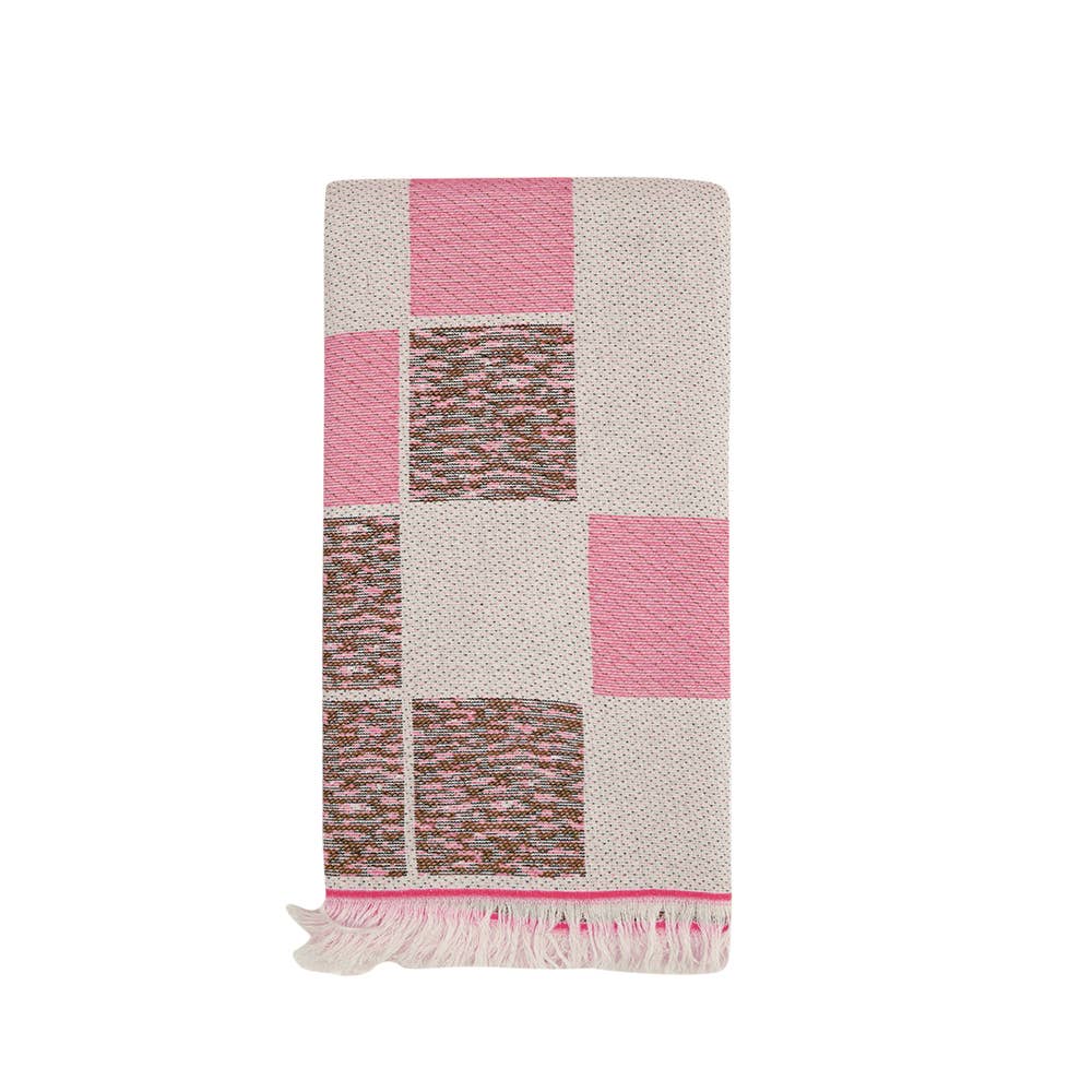 Blocks Turkish Towels 35x70in Terry-backing Beach Pool Bath