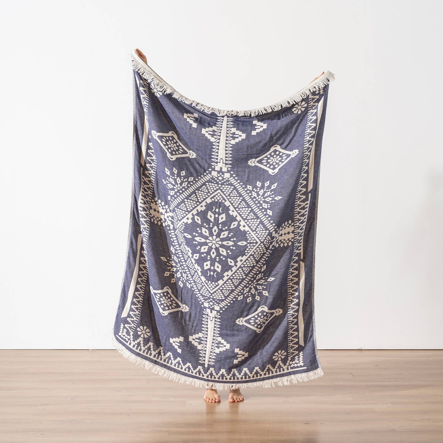 Manta tribal 100 % algodón