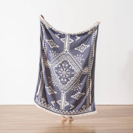 Cotton Throw Blanket Home Decor Farmhouse Cover