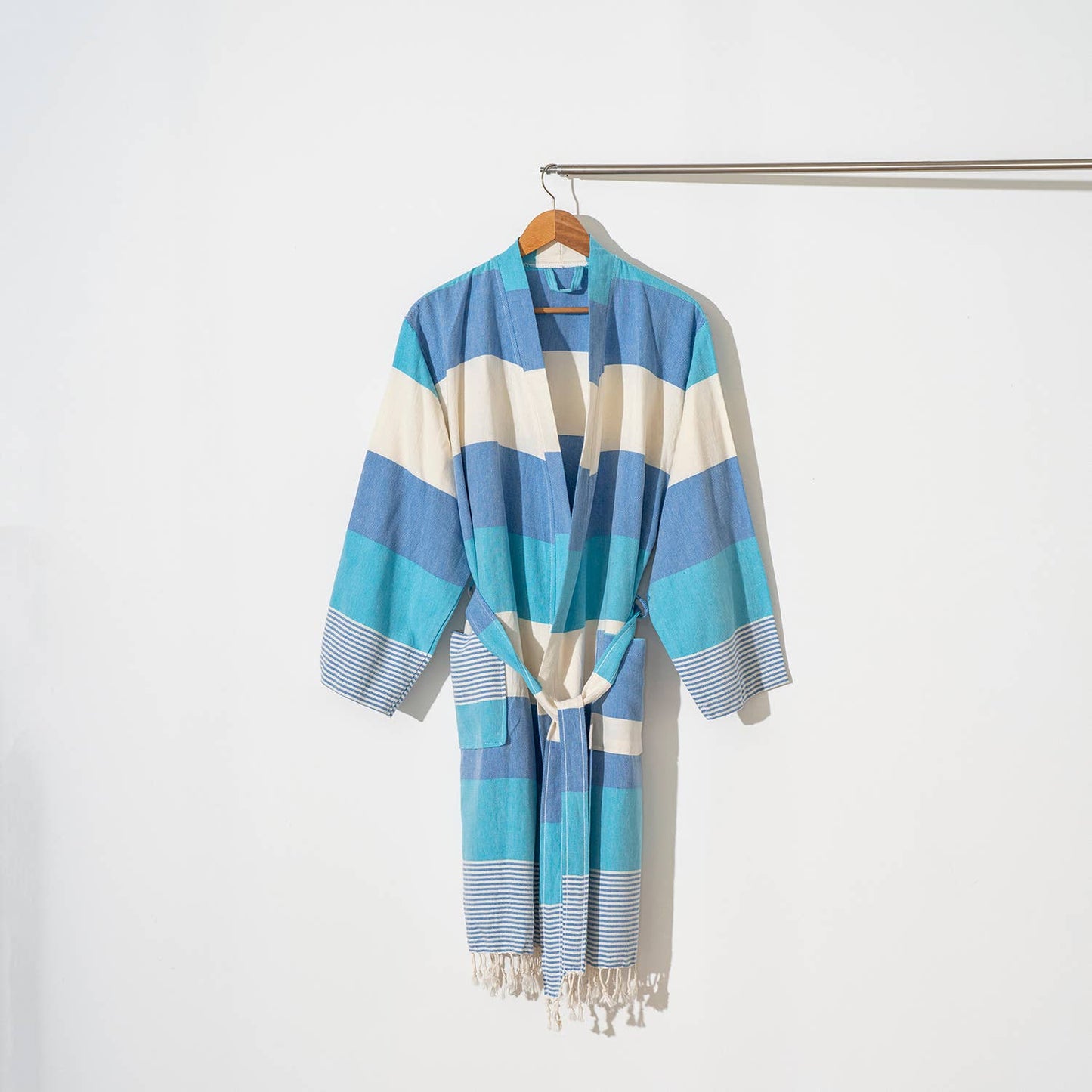 Hawaiian Turkish Cotton Light Weight Quick-dry Kimono Robe