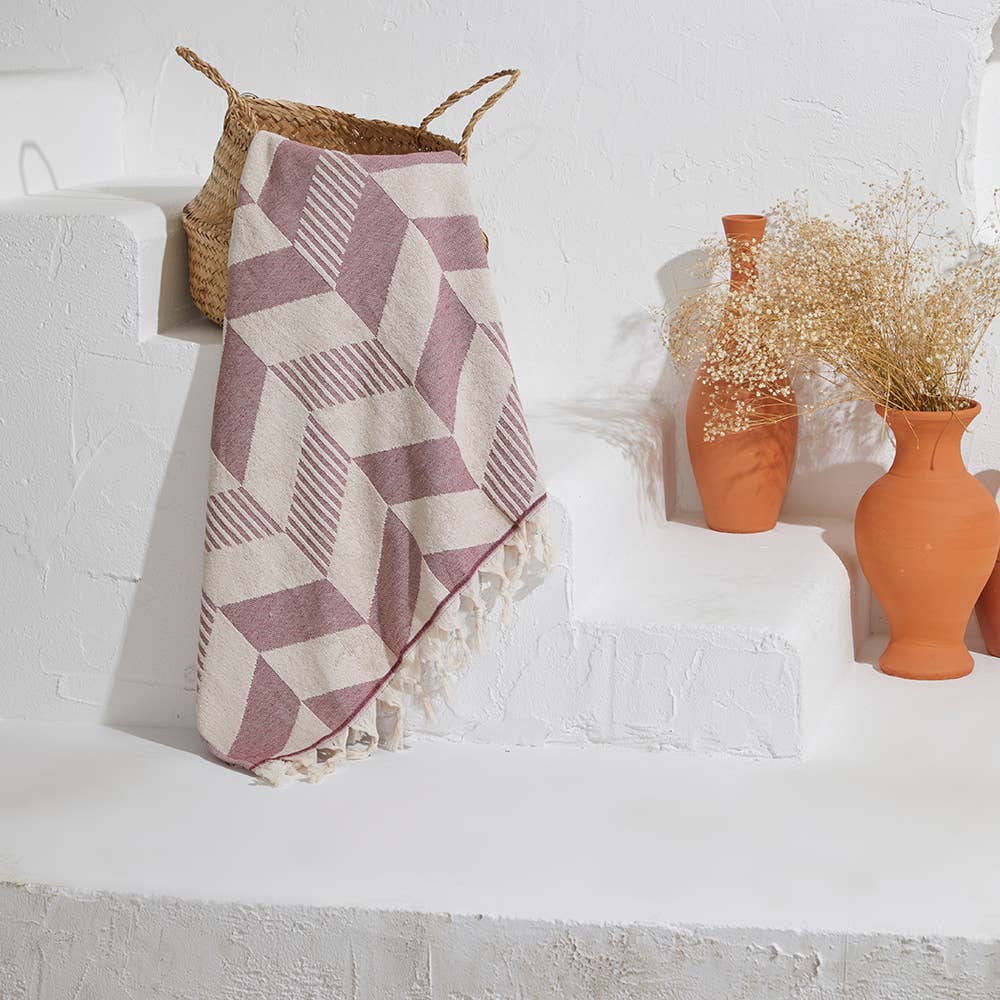 Herringbone Turkish Terry Bath Beach Towel 100% Cotton 36x66