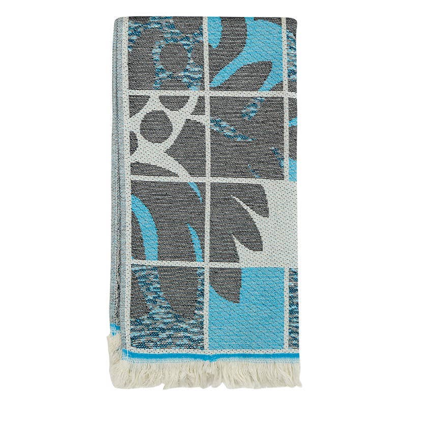 Blocks Lightweight Turkish Towels Terry-backing Bath Wedding