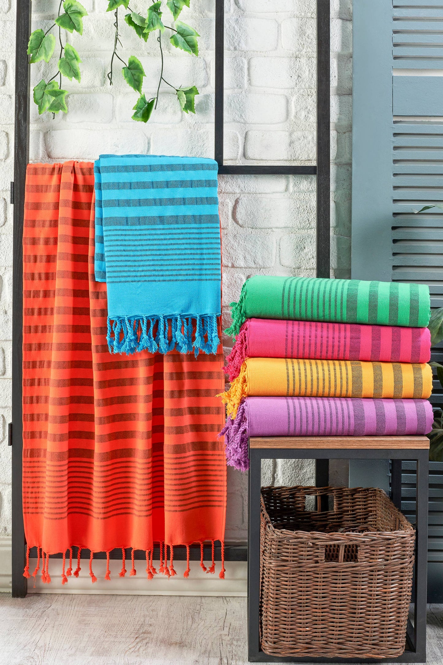 Chakra Towels 35x70in Terry-backing Turkish Beach Lake Bath