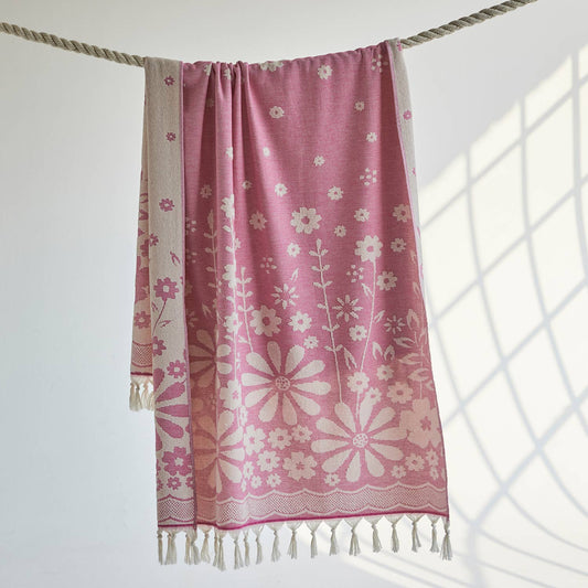 Daisy Turkish Terry Beach Bath Towels 100% Cotton 36x66 Spa