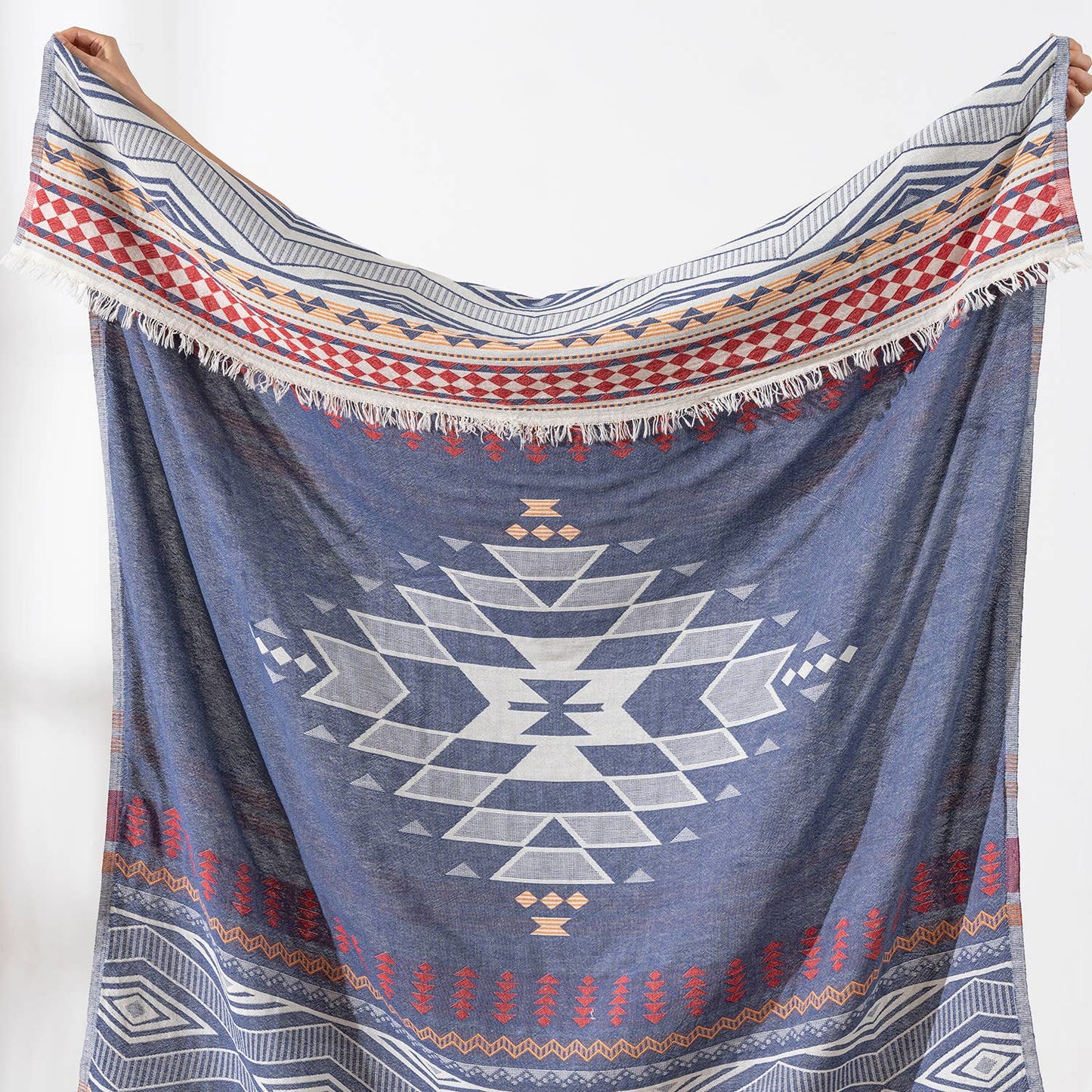 Cotton Throw Blanket Home Decor Farmhouse Cover