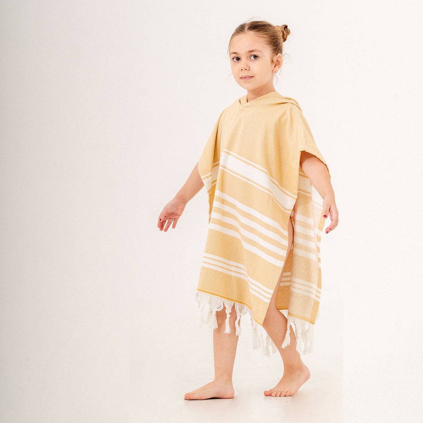 Hooded Poncho Surf Changing Swimming Beach Towel Terrybacked