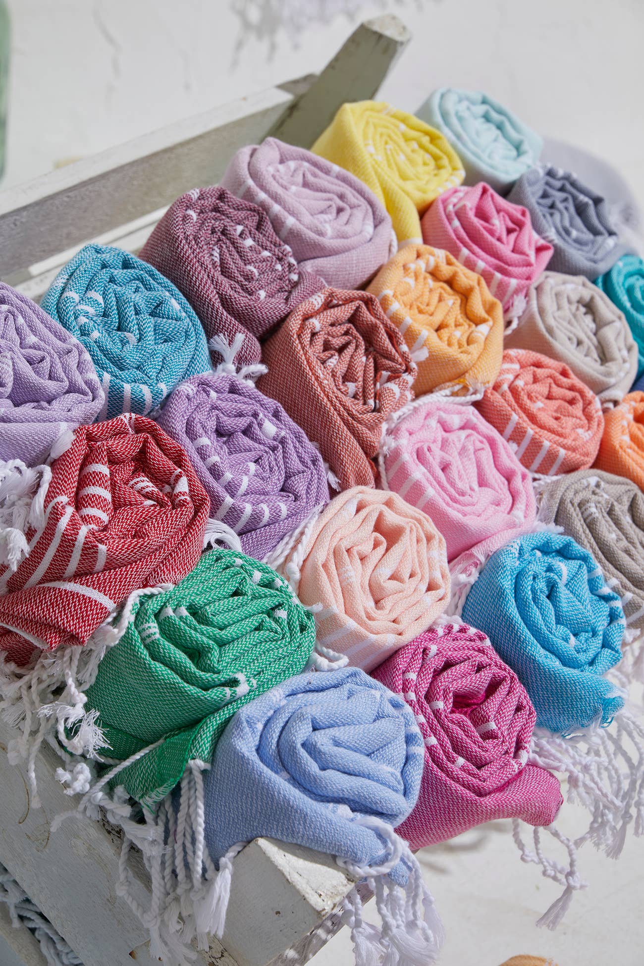 Colorful Turkish Beach Towels Hamam Peshtemal Sarong Pareo