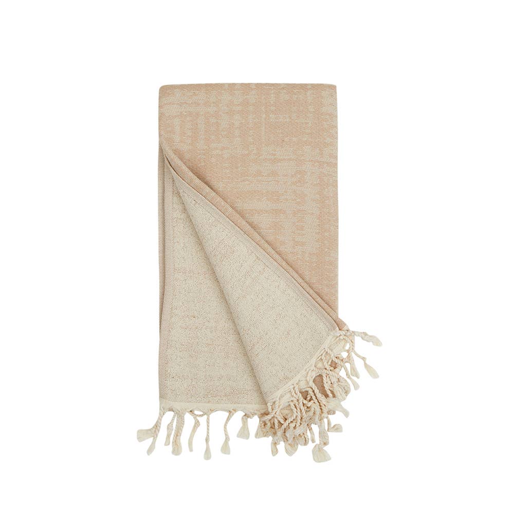 Antique Turkish Towel Oversize Bath Beach Pool Spa Terryback