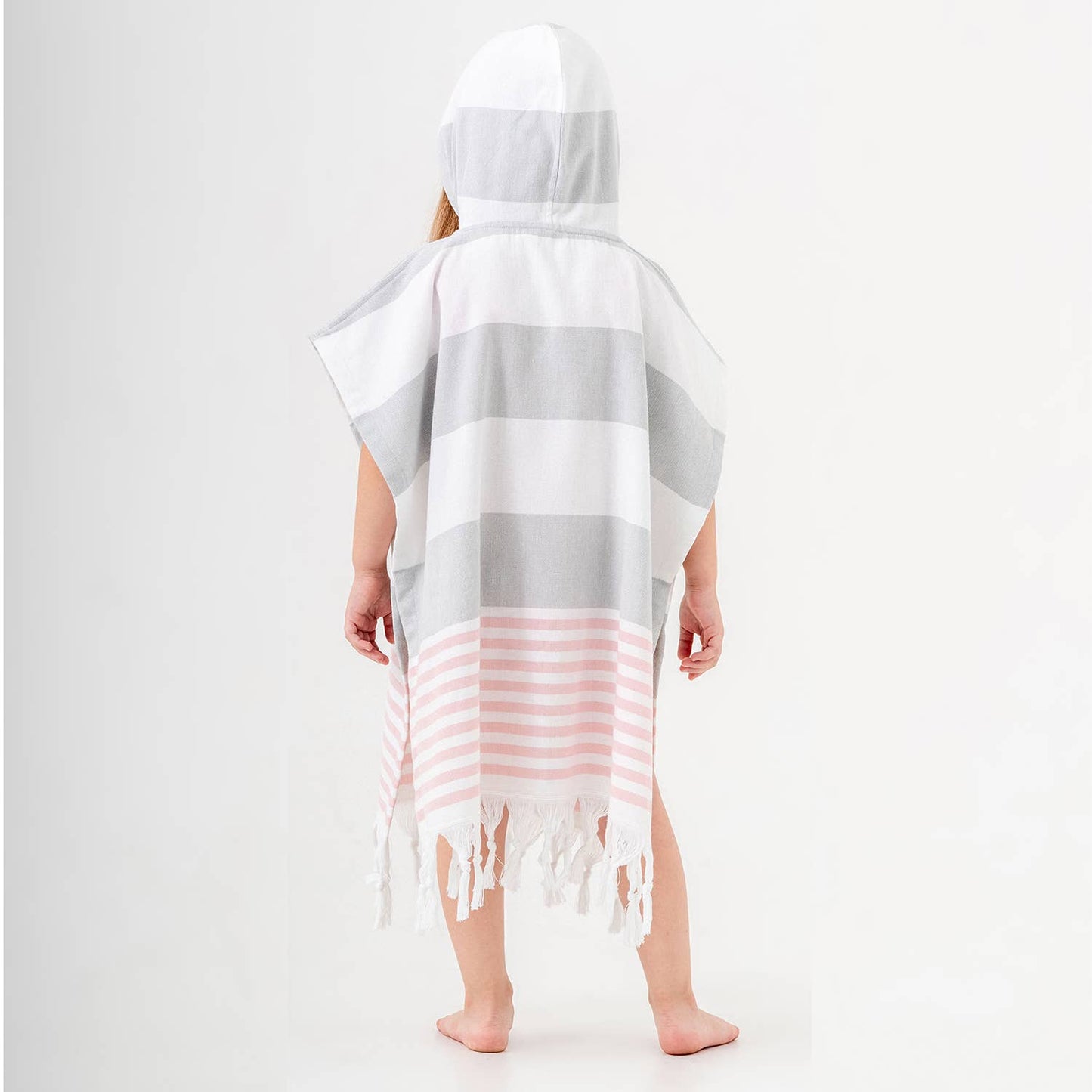 Hooded Poncho Surf Changing Swimming Beach Towel Terrybacked