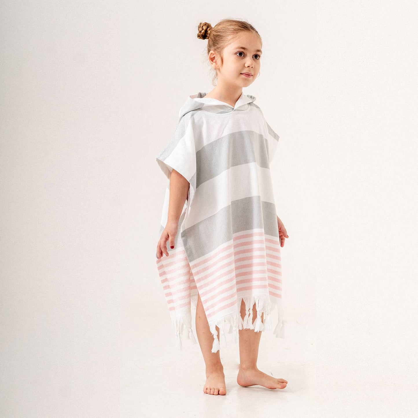 Hooded Poncho Surf Changing Swimming Beach Towel Terrybacked