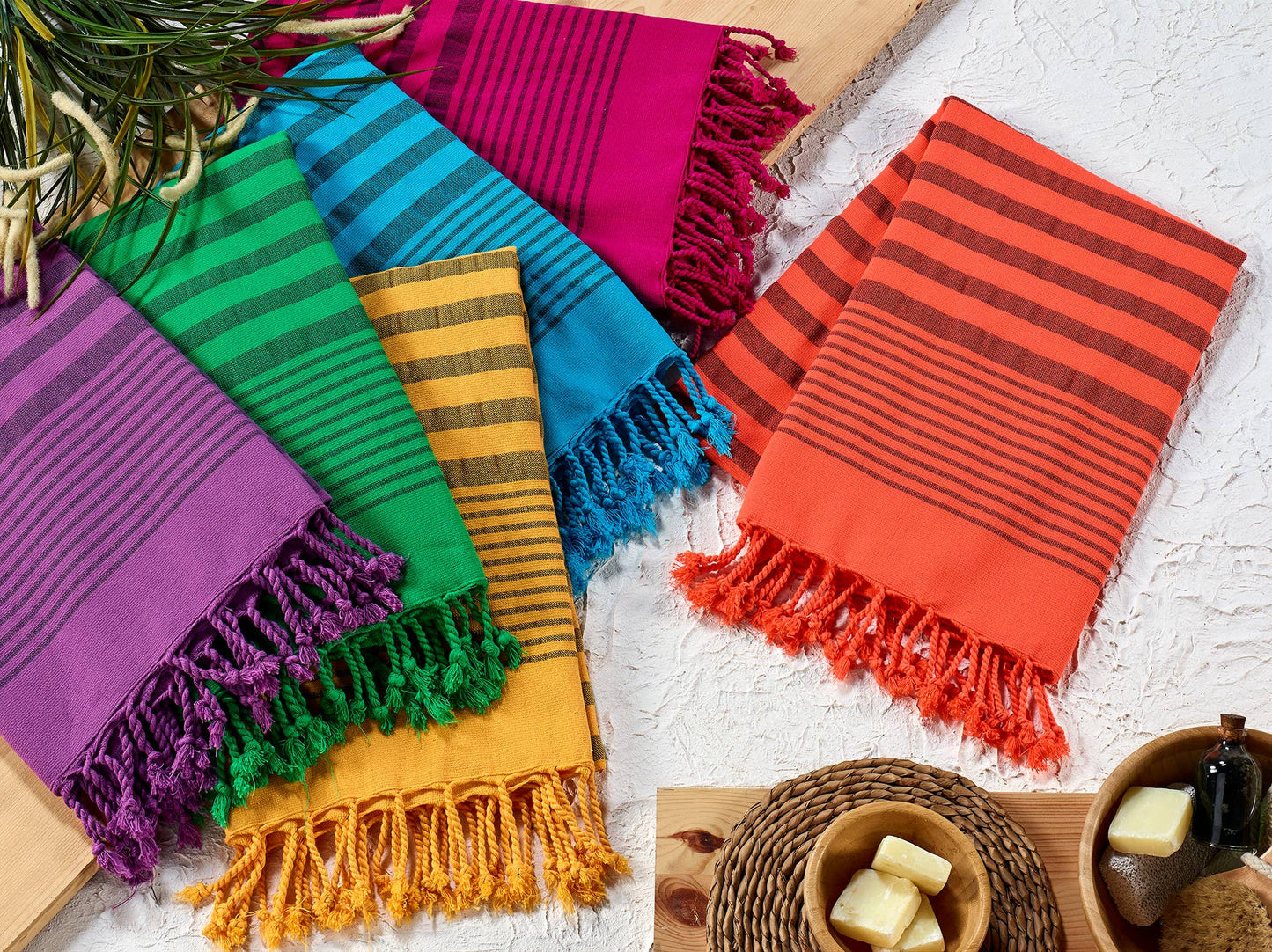 Chakra Terry-backed Turkish Towels