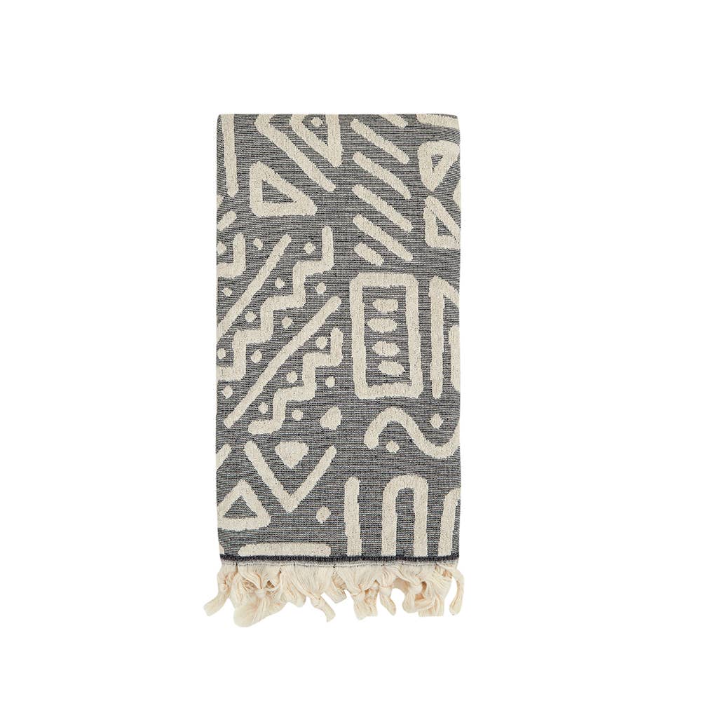 Geom Turkish Cotton Towel 36x66 Terry Hamam Bath Beach Lake
