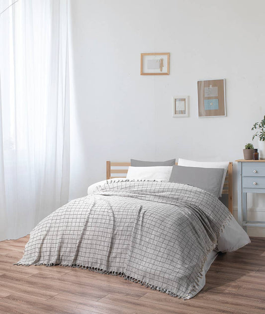 Bedspread Turkish Cotton Blanket Cover Summer Throw Coverlet