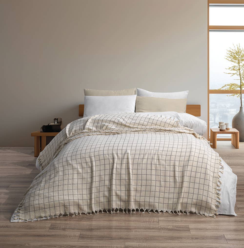 Bedspread Turkish Cotton Blanket Cover Summer Throw Coverlet