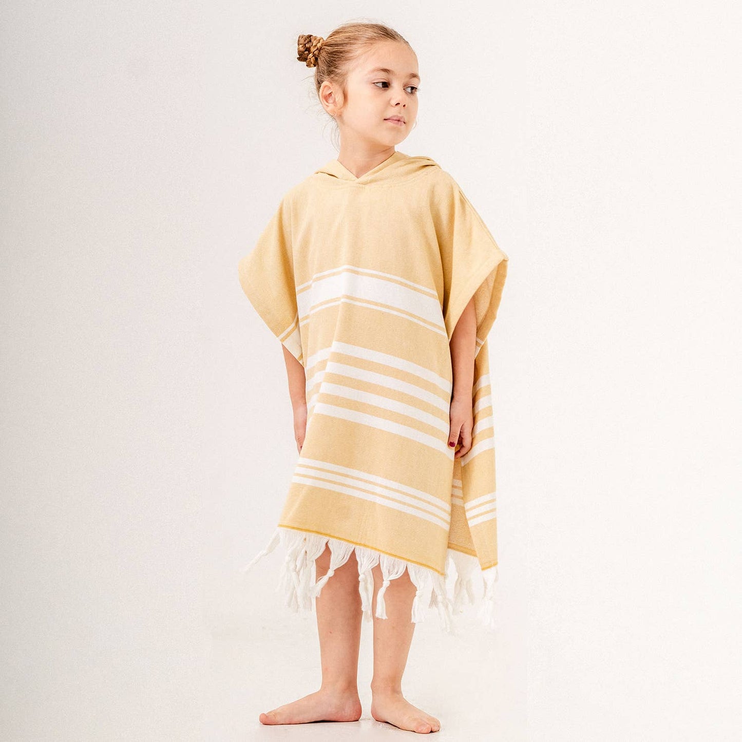 Hooded Poncho Surf Changing Swimming Beach Towel Terrybacked