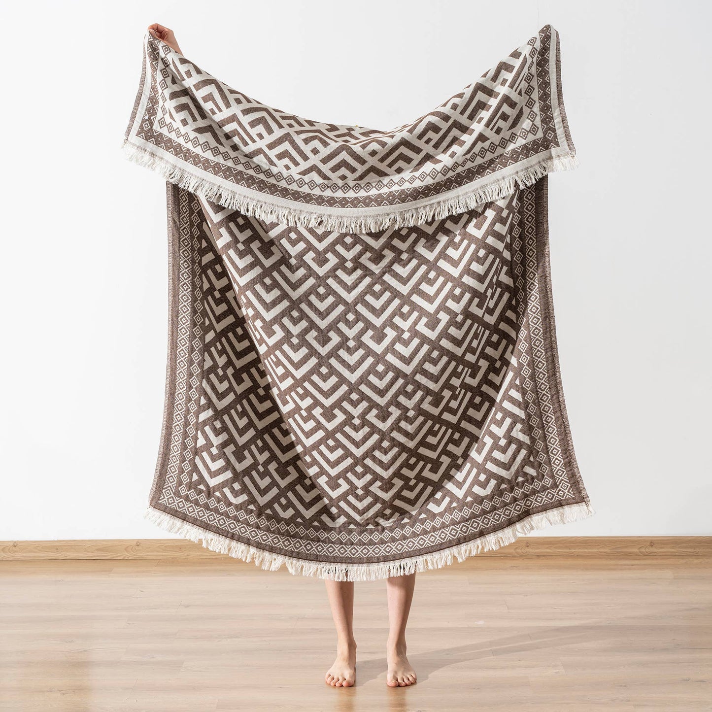 Cotton Throw Blanket Home Decor Farmhouse Cover