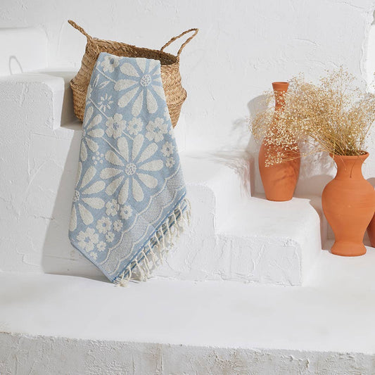 Daisy Turkish Terry Beach Bath Towels 100% Cotton 36x66 Spa