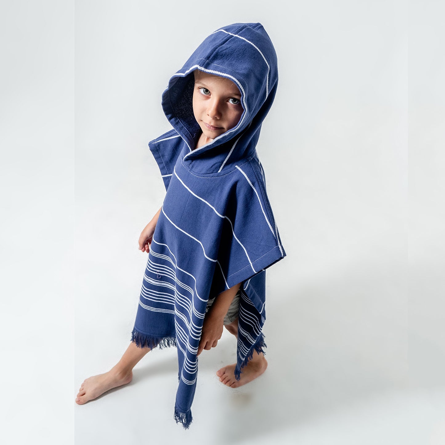Sense Hooded Towel Changing Poncho for Kids