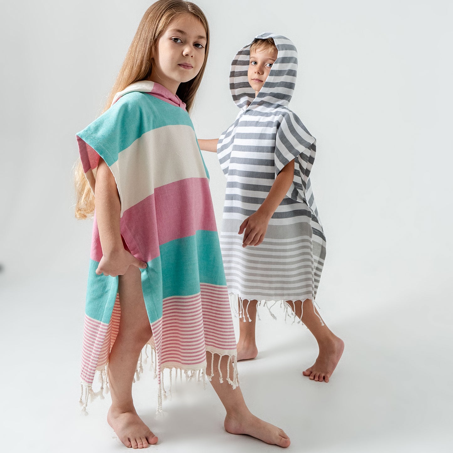 Capri Hooded Towel Changing Poncho for Kids