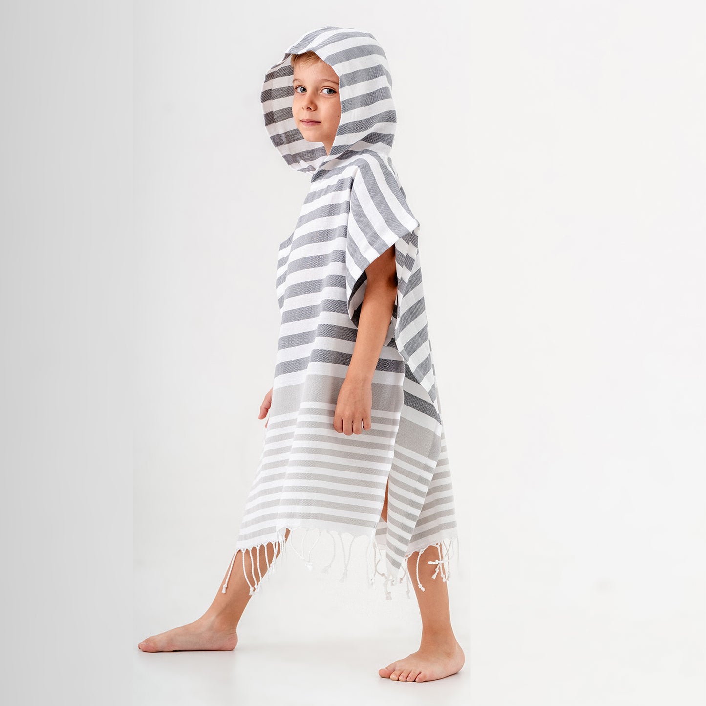 Capri Hooded Towel Changing Poncho for Kids