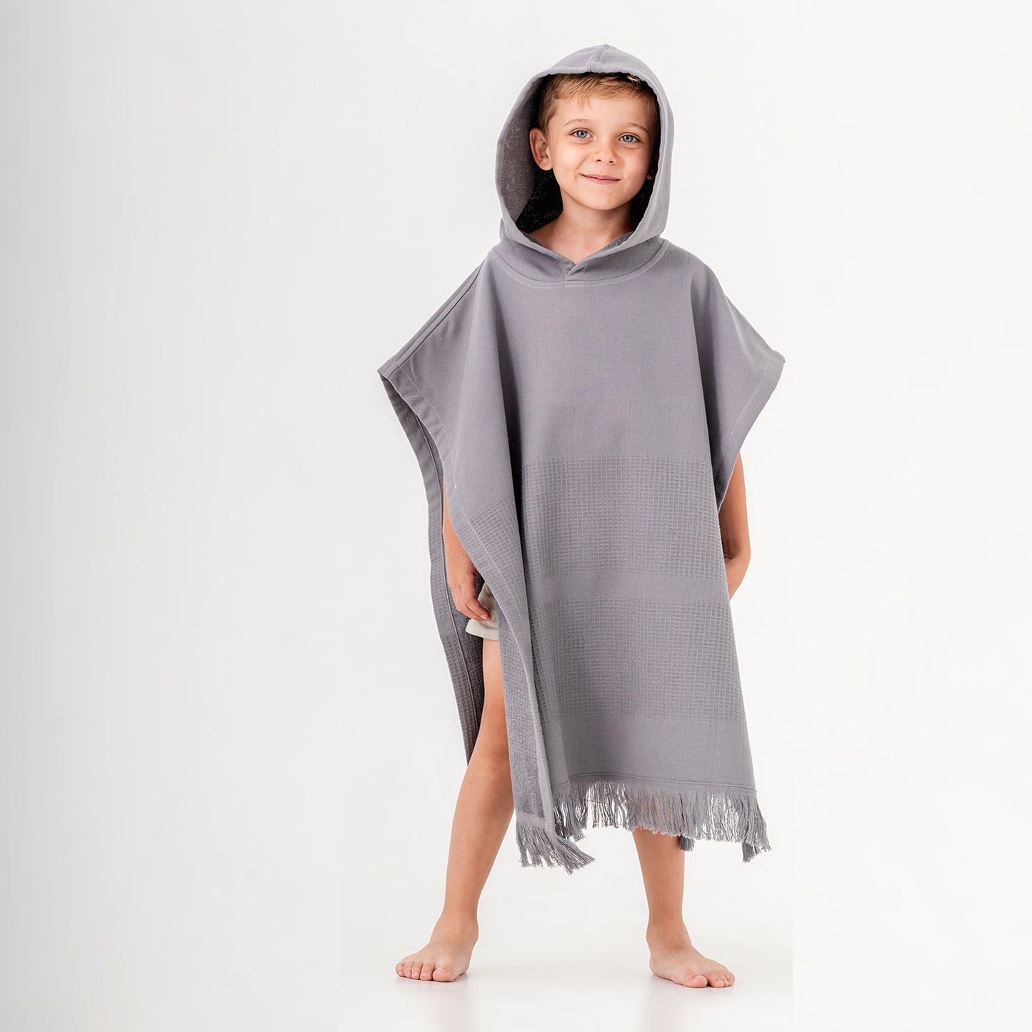 Aria Hooded Towel Changing Poncho for Kids