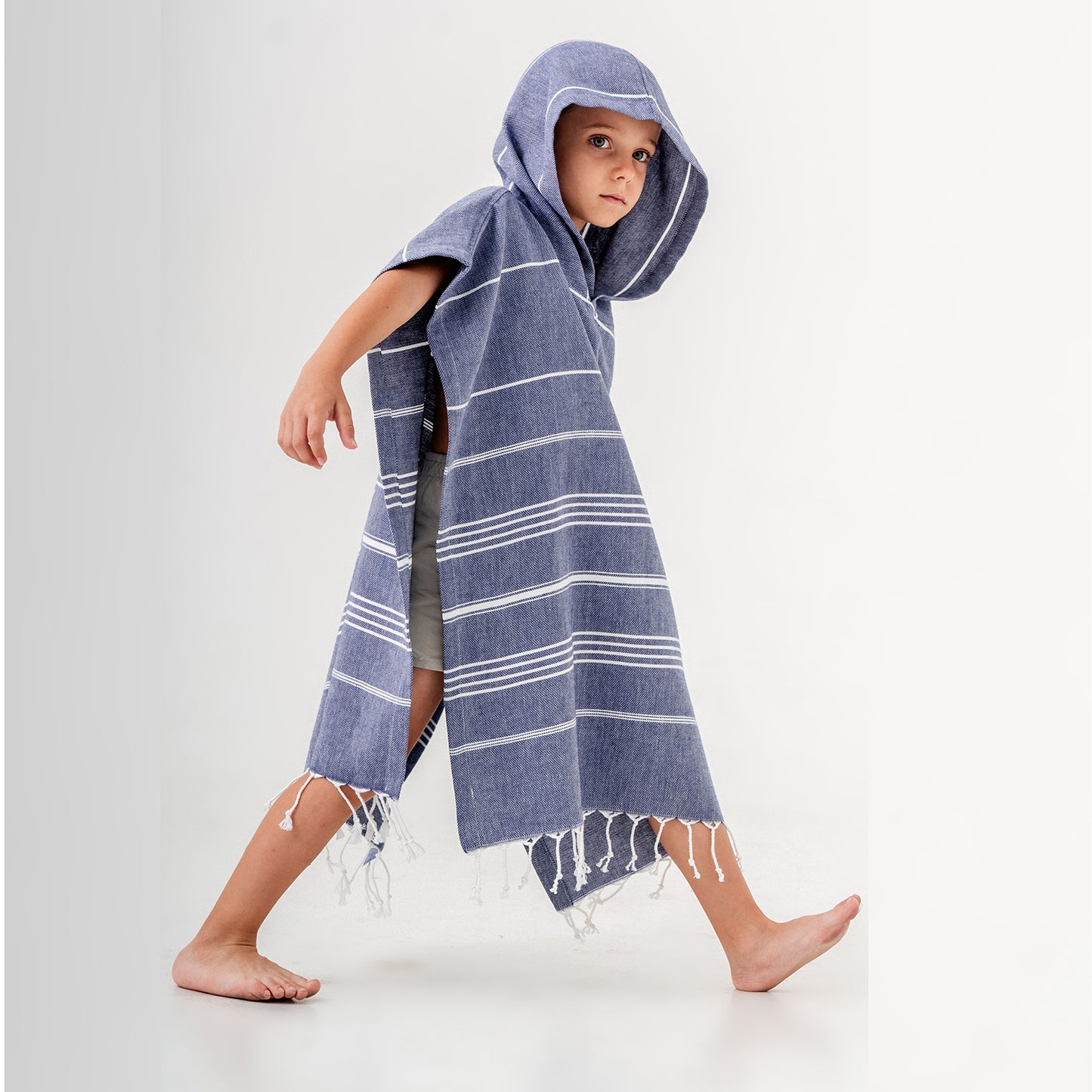 Sultan Hooded Towel Changing Poncho for Kids